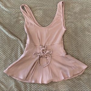 Express Peplum Tank Top